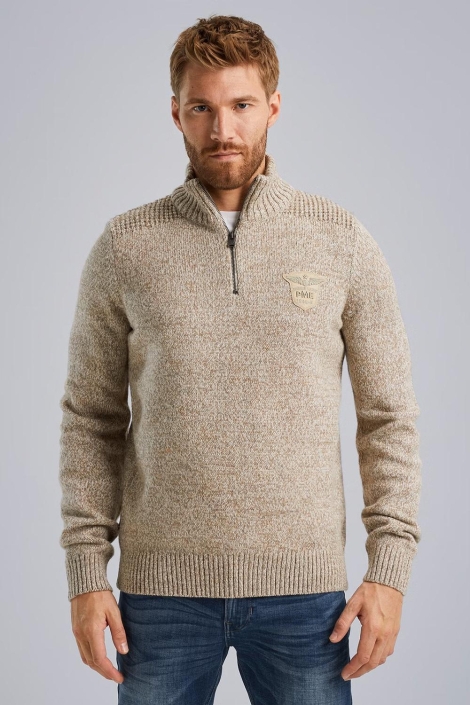 PME legend r-neck heavy knit mix yarn